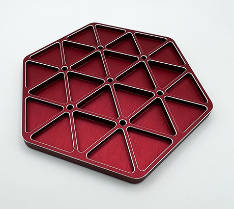 Isocoaster CAUTION RED