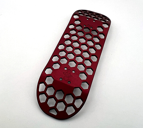 Fingerboard Caution Red  - Bottom