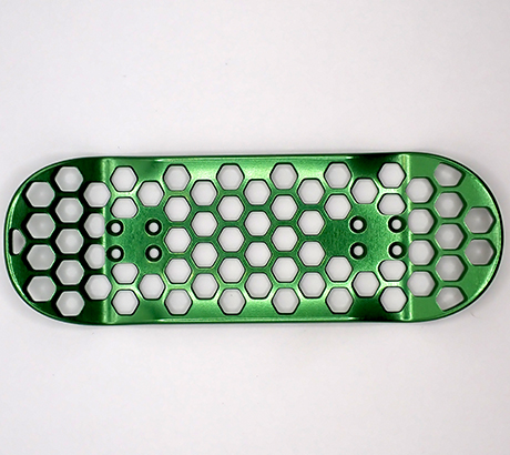 32mm wide; jetfull green machined grip