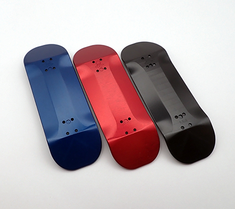 Ultra Light Solid Aluminum metal; 3D machined fingerboard